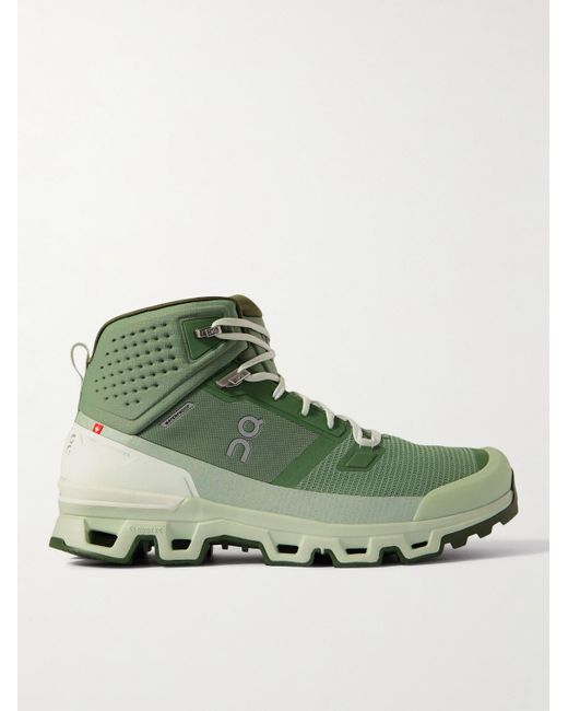 On Shoes Cloudrock 2 Waterproof Rubbertrimmed Mesh Hiking Boots in