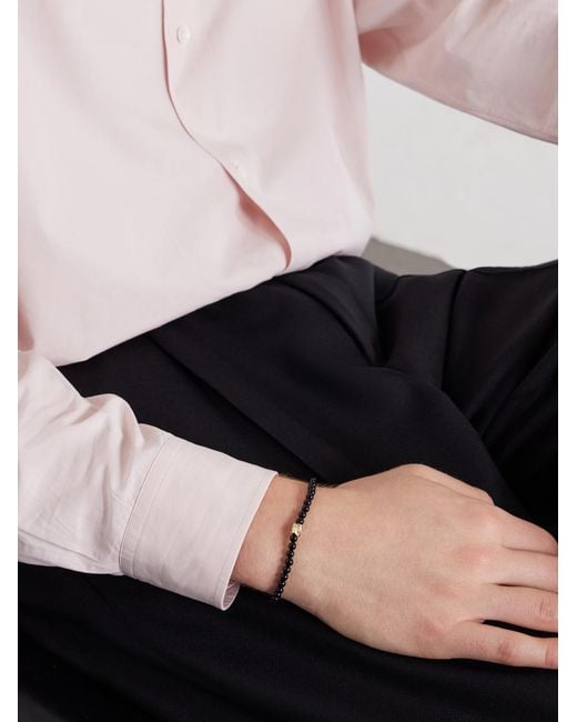 Luis Morais Black 14-Karat Ruby And Sapphire Bracelet for men