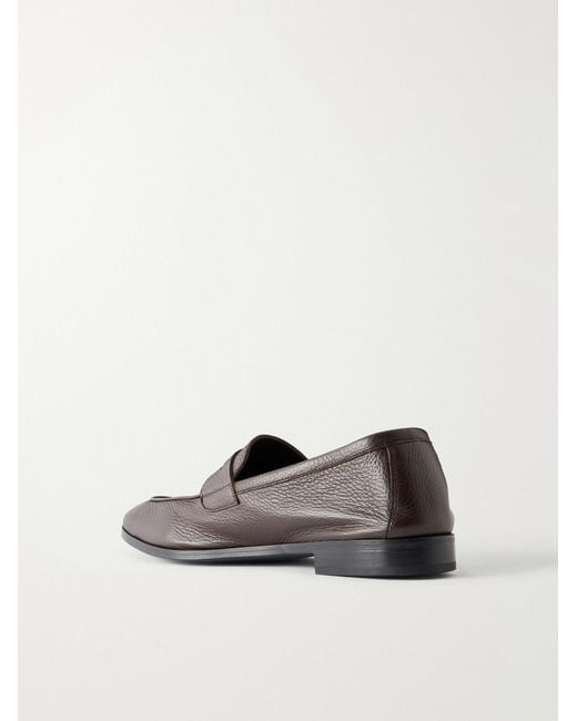 Paul Smith Brown Murano Full-grain Leather Loafers for men