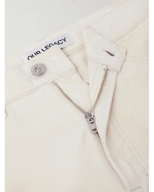 Our Legacy Natural Third Cut Straight-leg Jeans for men