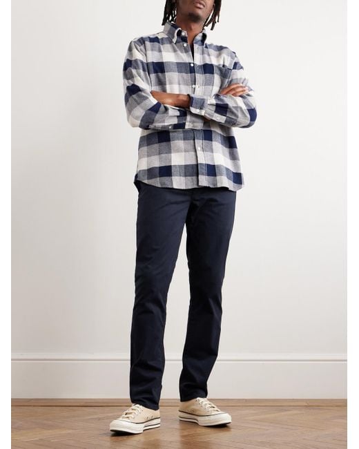 Polo Ralph Lauren Blue Sullivan Slim-fit Straight-leg Cotton-blend Trousers for men