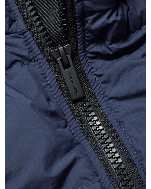 Canada Goose Blue Crofton Slim-fit Logo-appliquéd Quilted Enduraluxe® Down Gilet for men