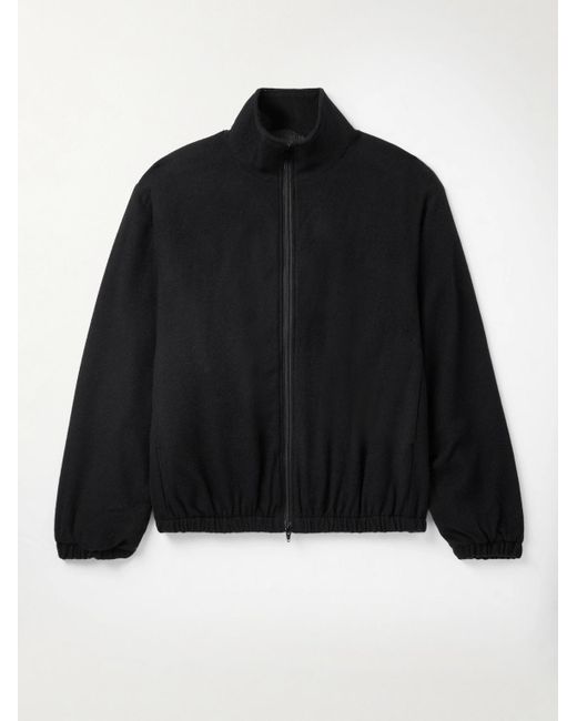 Ssstein Black Wool And Cashmere-blend Jacket for men