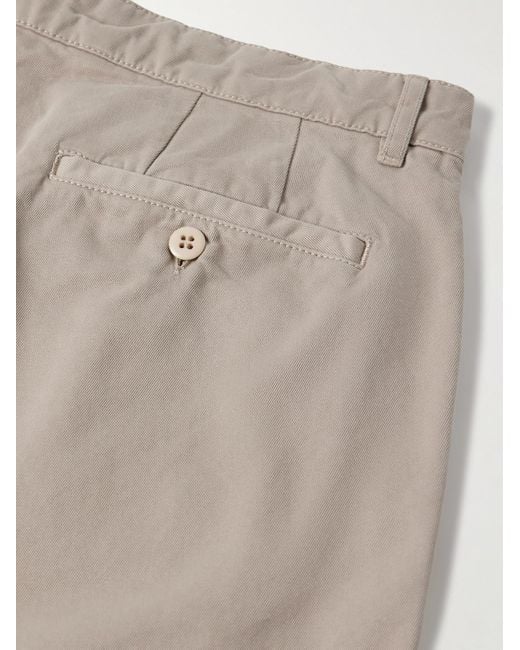 Hartford White Tommy Straight-leg Cotton-twill Trousers for men
