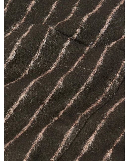 A Kind Of Guise Gray Gusto Striped Virgin Wool-Blend Shirt for men