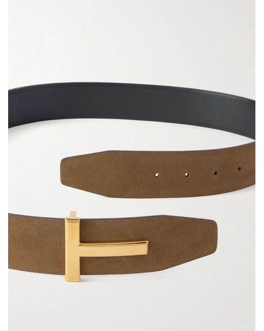 Cintura Reversibile di Tom Ford in Brown da Uomo