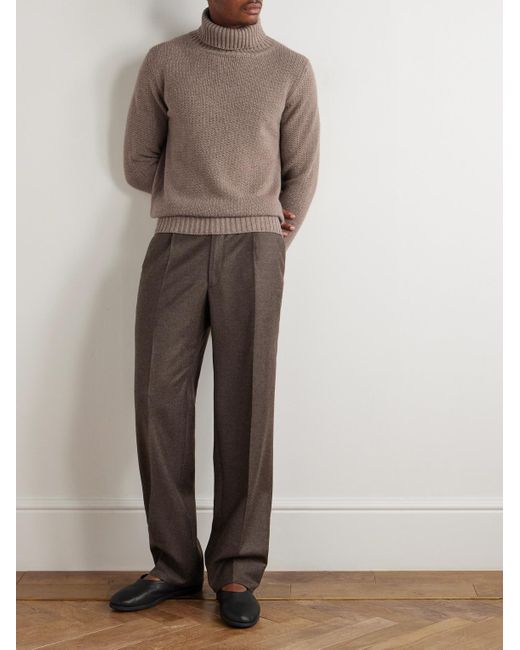 Cashmere Rollneck Sweater di STÒFFA in Gray da Uomo