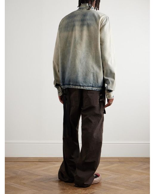 Rick Owens White Denim Jacket for men