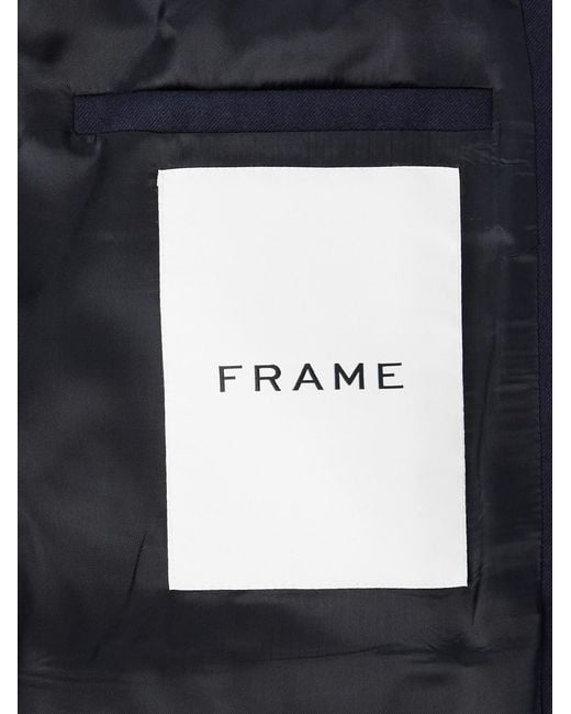 FRAME Blue Wool-twill Suit Jacket for men