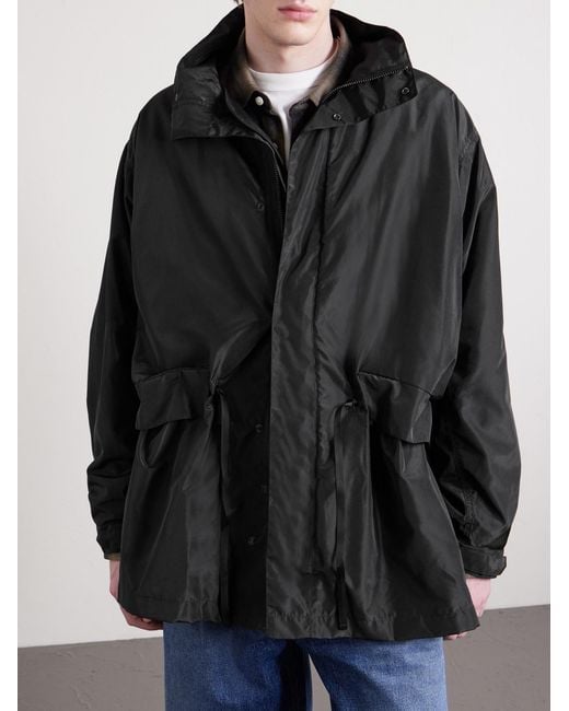 Kaptain Sunshine Black Shell Coat for men