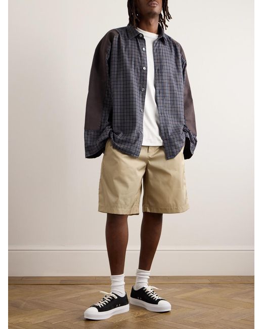 Givenchy Natural Straight-Leg Shell Shorts for men