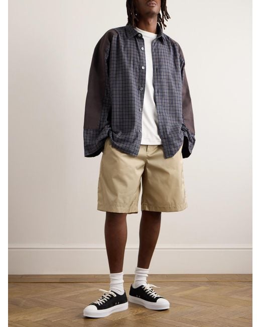 Givenchy Natural Straight-Leg Shell Shorts for men