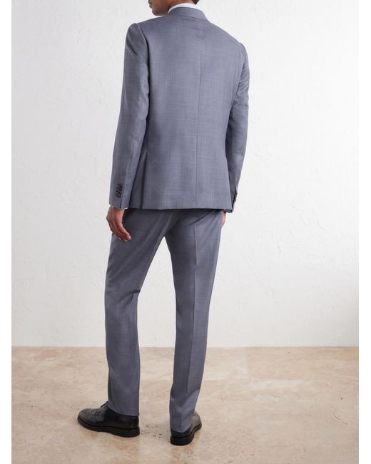 Paul Smith Blue Wool-Twill Suit Jacket for men