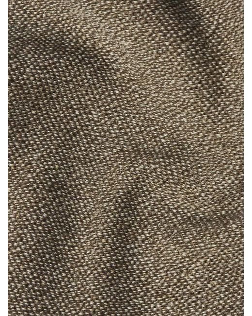 Loro Piana Brown Floris Cotton Corduroy-Trimmed Wool Bomber Jacket for men