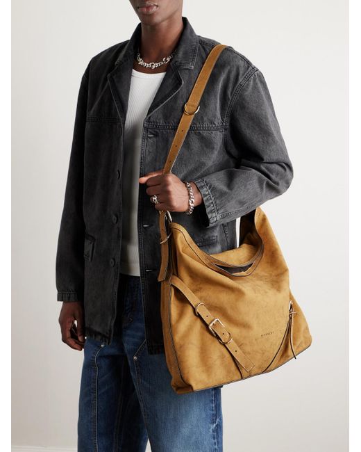 Givenchy Natural Voyou Large Nubuck Tote Bag for men