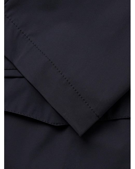 Herno Blue Slim-Fit Shell Blazer for men
