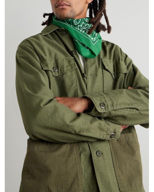 Sciarpa di Drake's in Green da Uomo