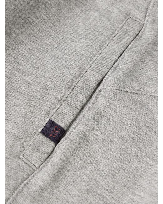 Derek Rose Gray Quinn 1 Straight-Leg Cotton And Modal-Blend Jersey Drawstring Shorts for men