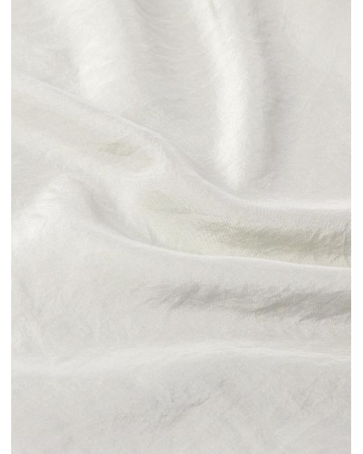 Barena Solana Hemd aus Seide mit Reverskragen in Stückfärbung in White für Herren