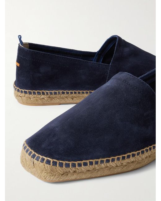 Castaner Blue Pablo Suede Espadrilles for men