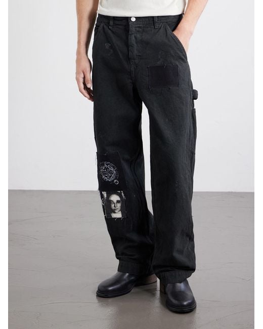 Enfants Riches Deprimes Blue Assemblage Straight-Leg Jeans for men