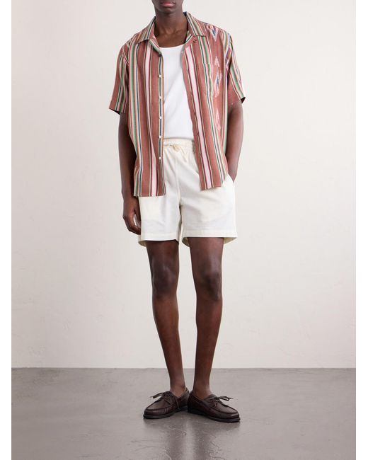 Lamar Cotton Shirt di Kardo in Red da Uomo