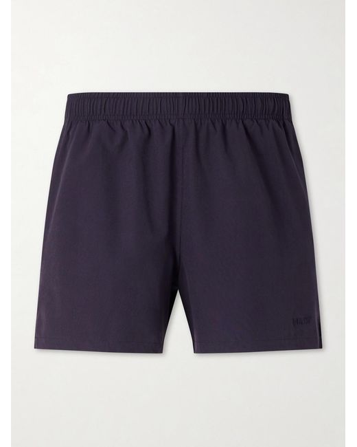 NN07 Blue Holiday 10039 Straight-Leg Short-Length Recycled-Shell Swim Shorts for men