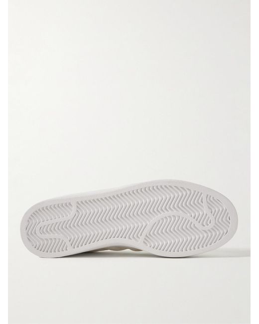 Moncler Genius White Adidas Originals Campus Leather-Trimmed Quilted Gore-Tex Sneakers for men