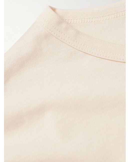 Sunspel Natural Supima Cotton-jersey T-shirt for men