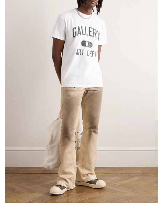 GALLERY DEPT. White Art Dept Logo-print Cotton-jersey T-shirt for men