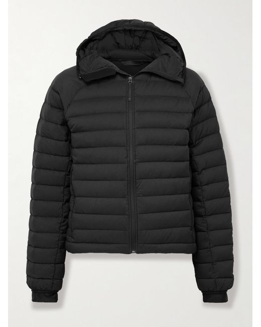Aztech Mountain Black Slim-Fit Stretch-Jersey Trimmed Quilted Shell Down Jacket for men