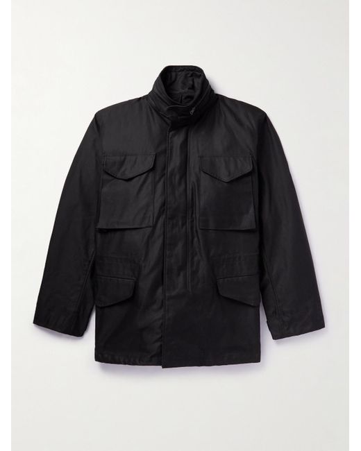 Orslow Black M65 Cotton-twill Field Jacket for men