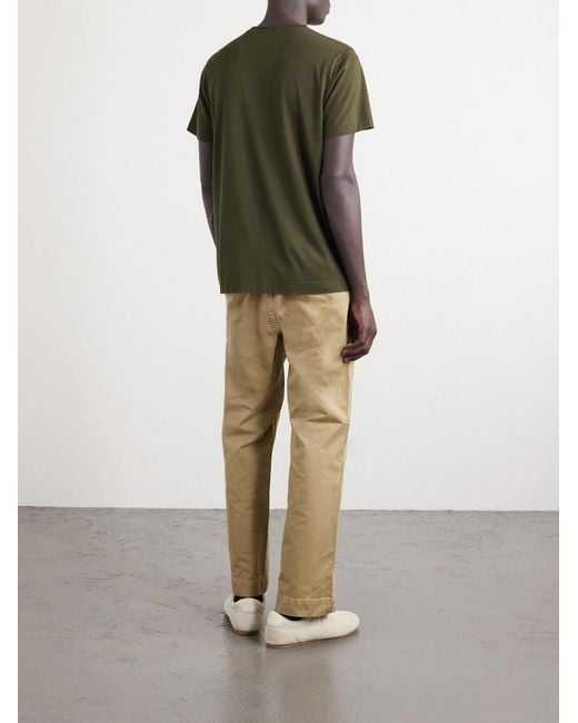 CDLP Green Lyocell And Pima Cotton-Blend Jersey T-Shirt for men