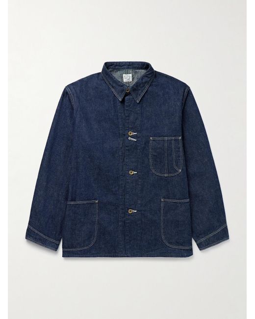 Orslow Blue 1940s Denim Jacket for men