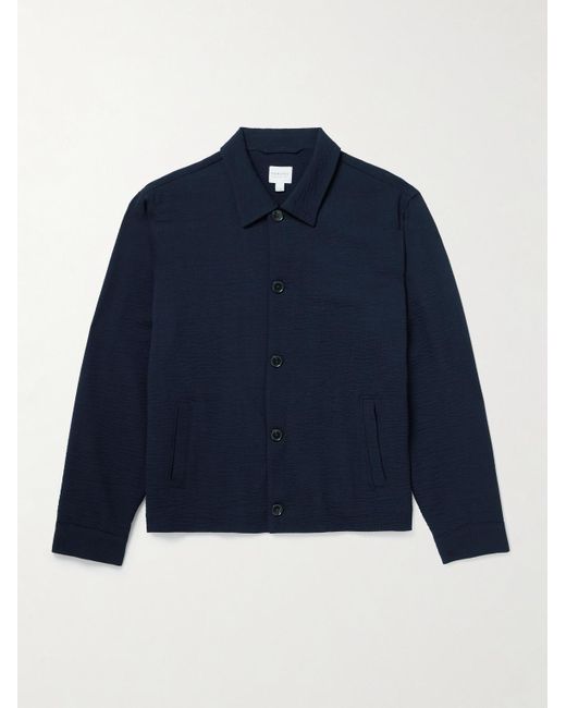 Overshirt di Sunspel in Blue da Uomo