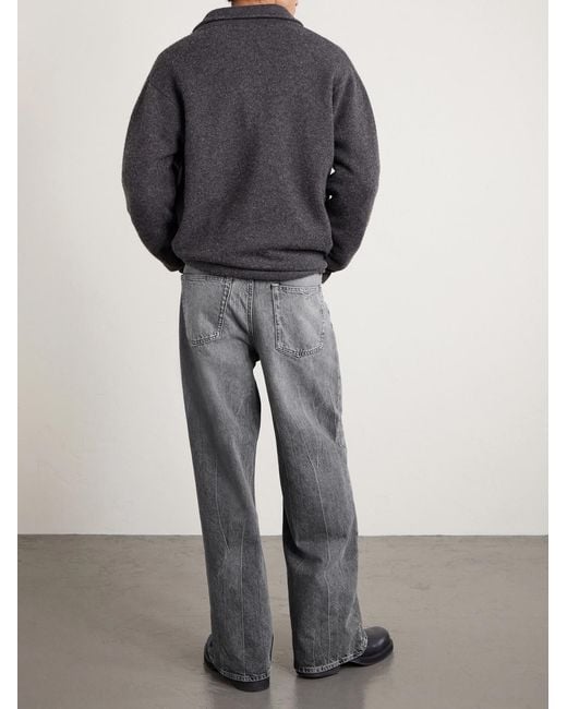 Acne Gray 1981 U Gothik Wide-Leg Jeans for men