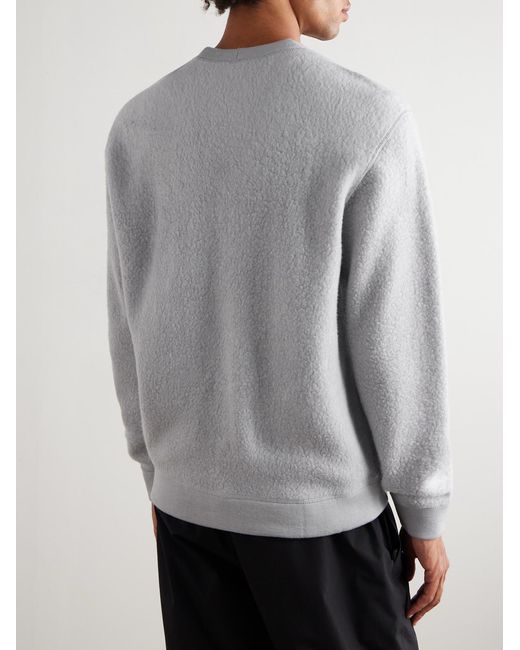 houdini Gray Alto Woolly Treemerino Sweater for men