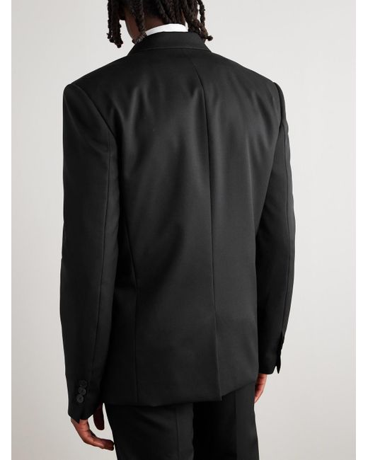 Balmain Black Wool-Twill Blazer for men
