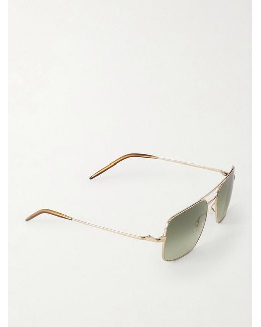 Oliver Peoples Natural Victory Ii Aviator-Style-Tone Sunglasses for men