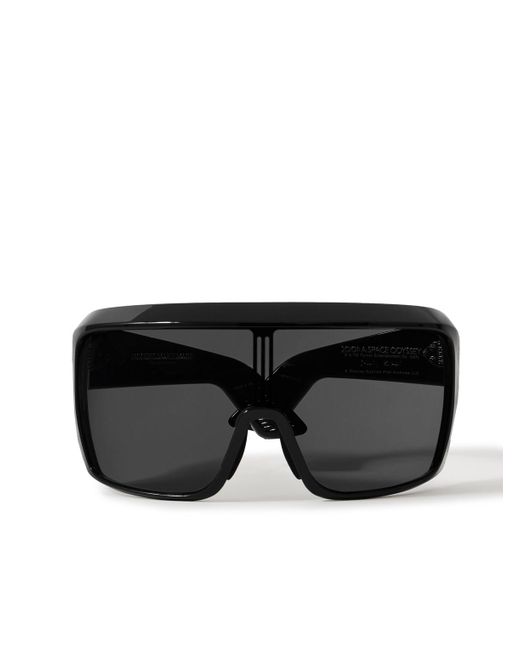 Jacques Marie Mage Black Stanley Kubrick 2001: A Space Odyssey Oversized D-Frame Acetate Sunglasses for men