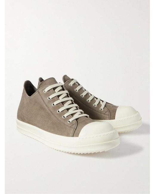 Rick Owens Natural Leather Sneakers for men