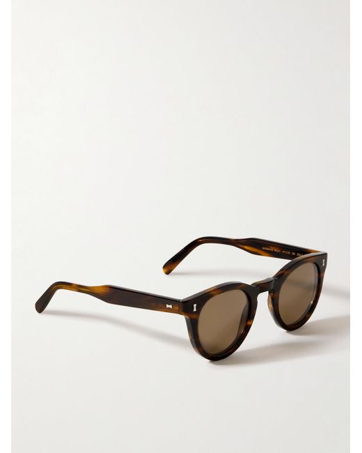 Mr P. Black Cubitts Herbrand Round-frame Acetate Sunglasses for men