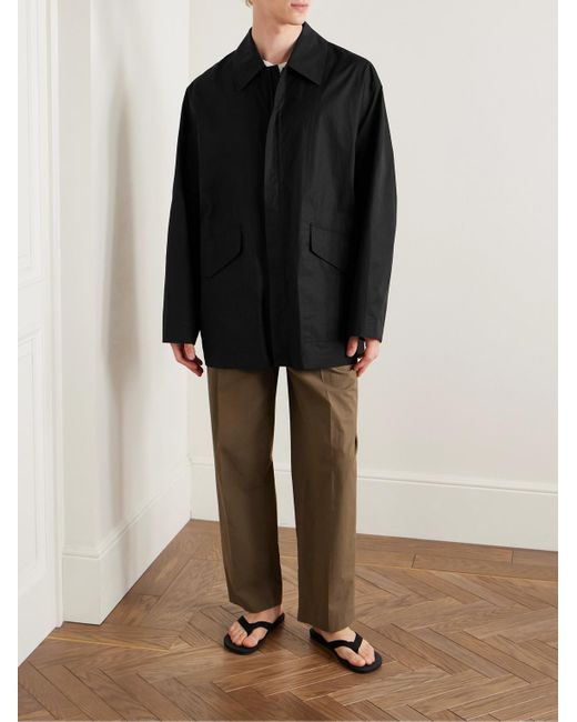 The Row Black Noe Cotton-Poplin Jacket for men