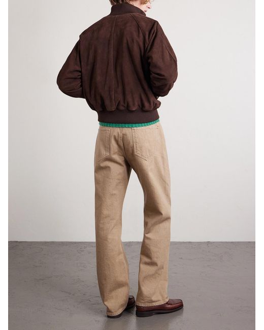 Baracuta Roughout Jacke aus Veloursleder in Brown für Herren