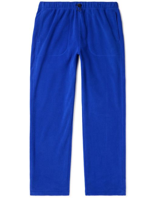 ARKET Ellio Straight-leg Fleece Trousers in Blue for Men | Lyst