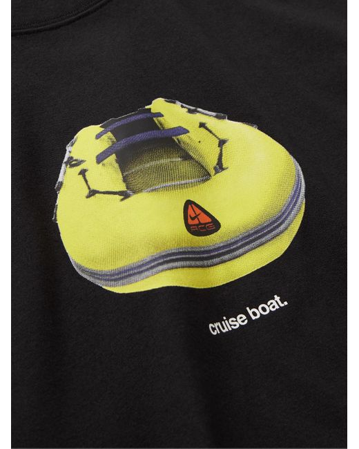 Nike ACG T-Shirt aus "Dri-FIT"-Material mit Print in Black für Herren