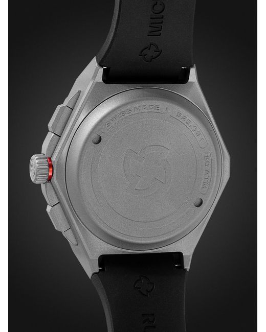 MICROMILSPEC Black Milgraph Gmt Automatic Titanium Watch, Ref. Mic_260 for men