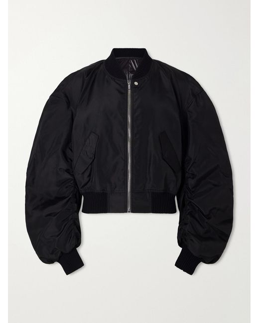 Rick Owens Blue Secchia Flight Bomber Jacket for men