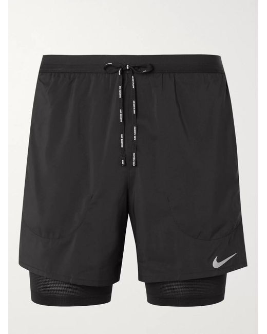 Nike Black Flex Stride 2-in-1 Shorts 5 for men