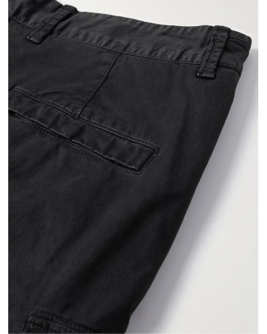 Slim-Fit Tapered Logo-Appliquéd Cotton-Blend Cargo Trousers